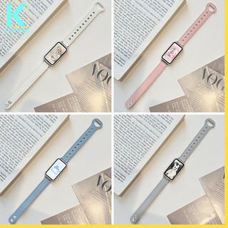 สายรัดหนัง for Smartwatch Huawei Band 11 /11 Pro /10 9 8 NFC สายรัดนาฬิกาเปลี่ยนกีฬา อุปกรณ์เสริมสร้อยข้อมือ
