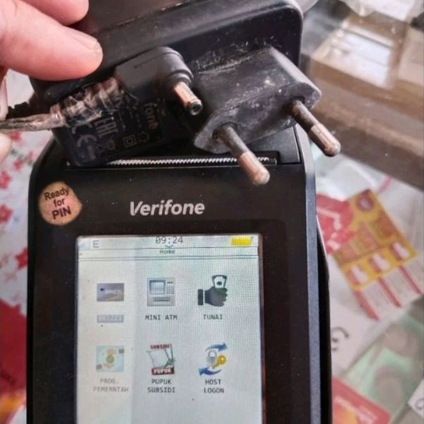 เครื่องชาร์จ Edc Verifone Charger Edc Atm Mini Jack Small