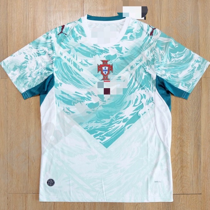 เสื้อกีฬาทีม P-O-R สีขาวเขียว เกรดแฟนบอล 2026 Size S-2XL