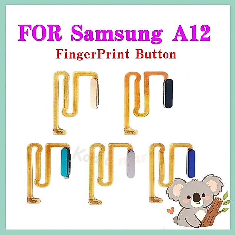 FingerPrint Sensor Touch ID Scanner Key Flex Cable สําหรับ สวิทปิดเปิด Samsung A12 / A04 / A04s / A13 / A14