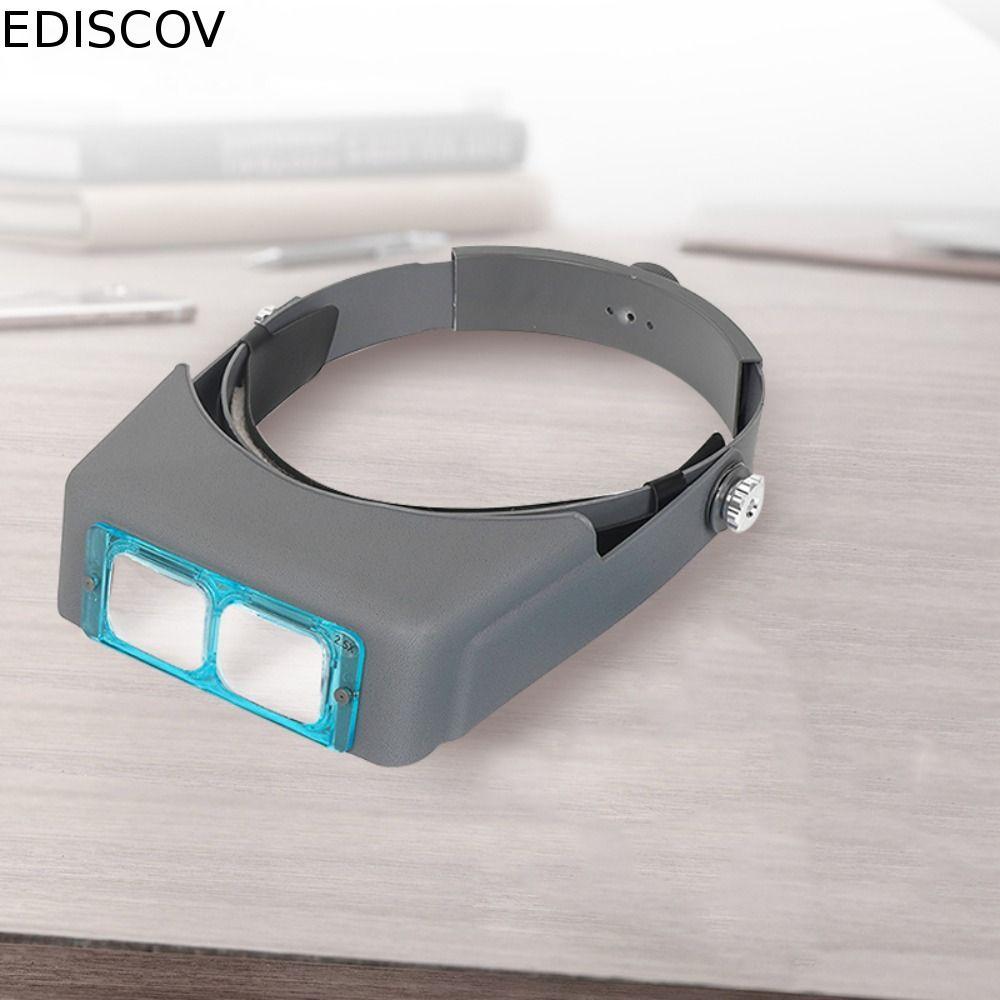 EDISCOP แว่นขยาย Optivisor Professional Head-mounted 2.5x เลนส์เดี่ยว Eye Loupe