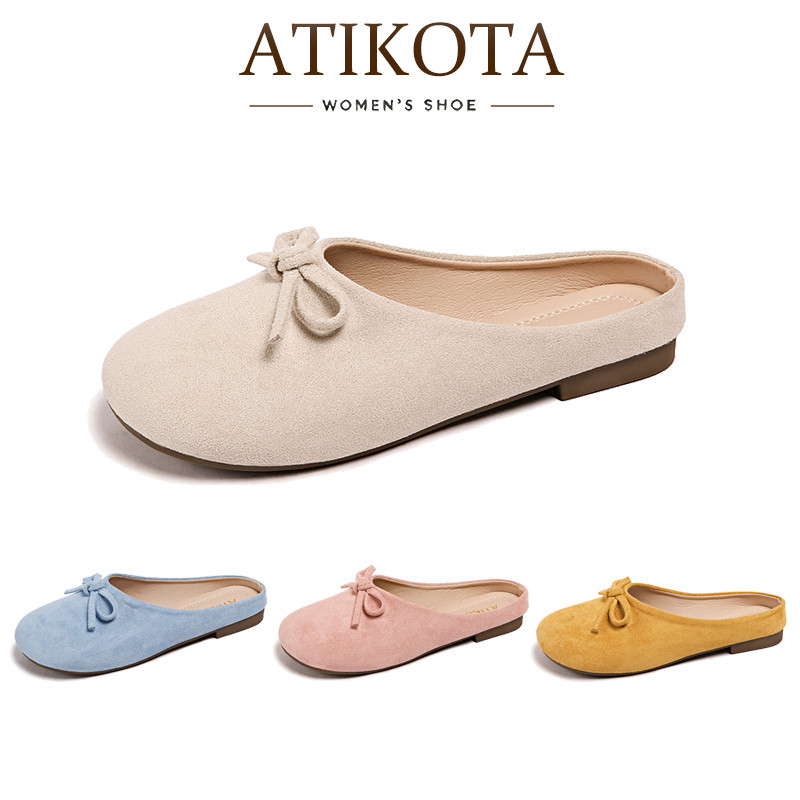 Atikota รองเท้าแตะผู้หญิง ดีไซน์ทันสมัย ​​ใช้งานได้หลากหลาย น้ำหนักเบา และน่ารัก เหมาะสำหรับใส่ทุกวัน