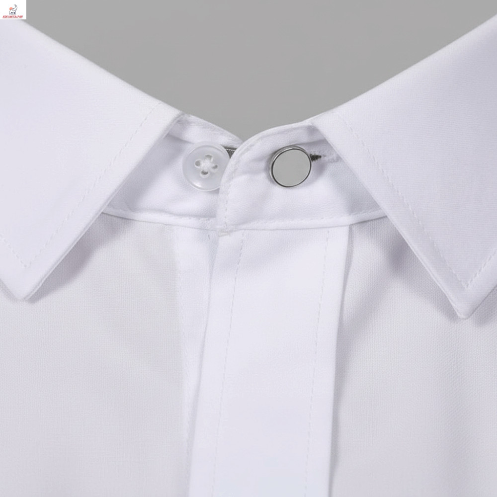 KOKINGTAIPAN 10 ชิ้นคอ Extender,โลหะผสมฤดูใบไม้ผลิ Elastic Loop เสื้อปุ่ม Flex,ชุดเสื้ออุปกรณ์เสริมไ