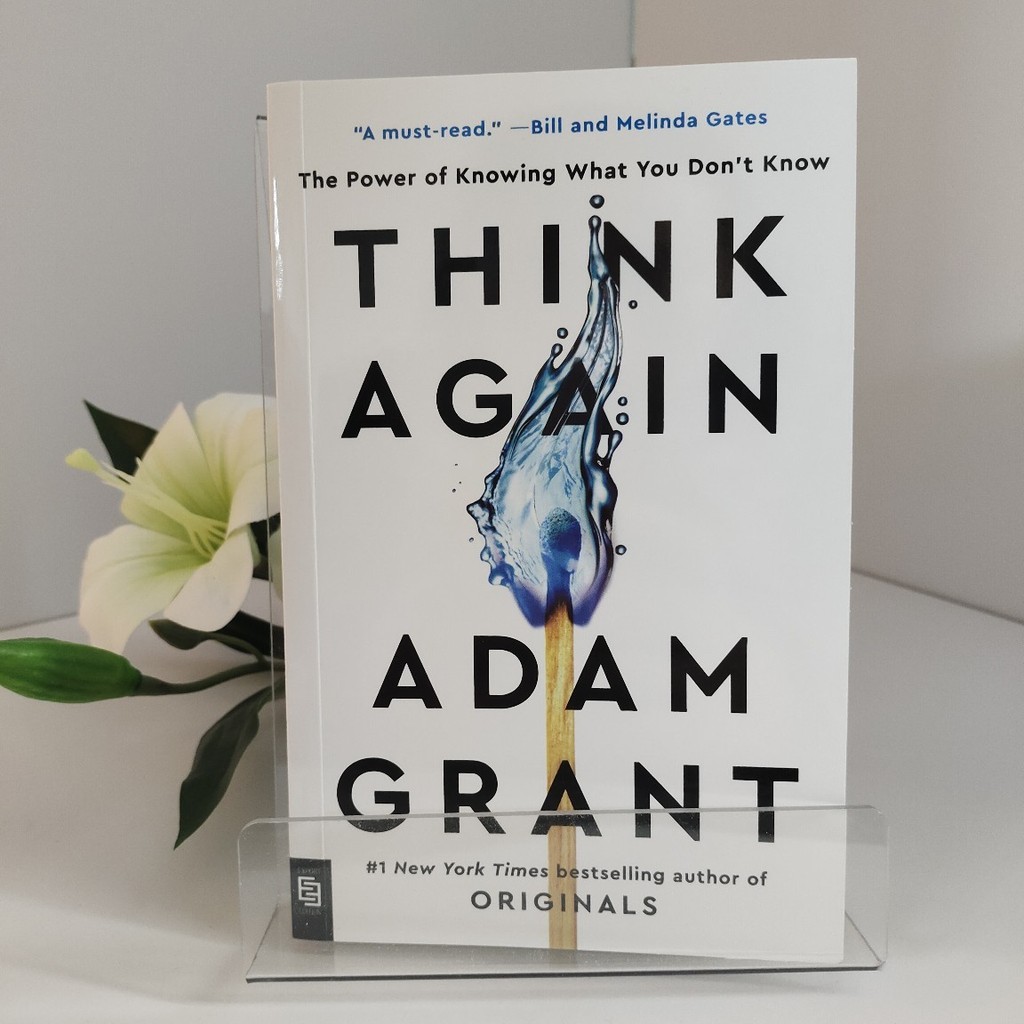 สต็อกพร้อม จัดส่งรวดเร็ว Think Again Think Again เวอร์ชันภาษาอังกฤษ26860608AL9280