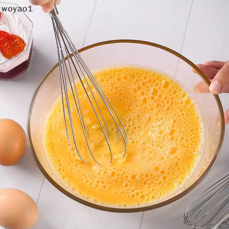 Woyao1 ตะกร้อมือสแตนเลสขนาดเล็กสำหรับตีไข่และครีม thumbnail 4
