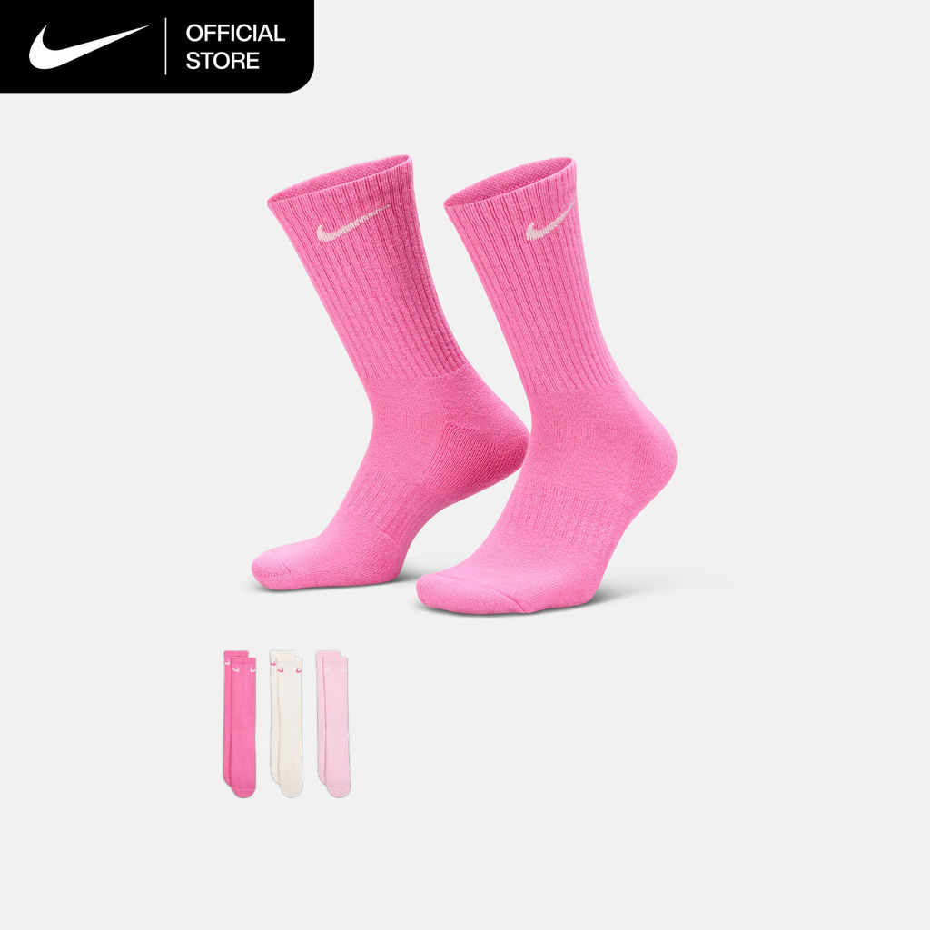 Nike Everyday Cushioned Training Crew (3 Pairs) Socks - Multi-Color [SX7664-904]