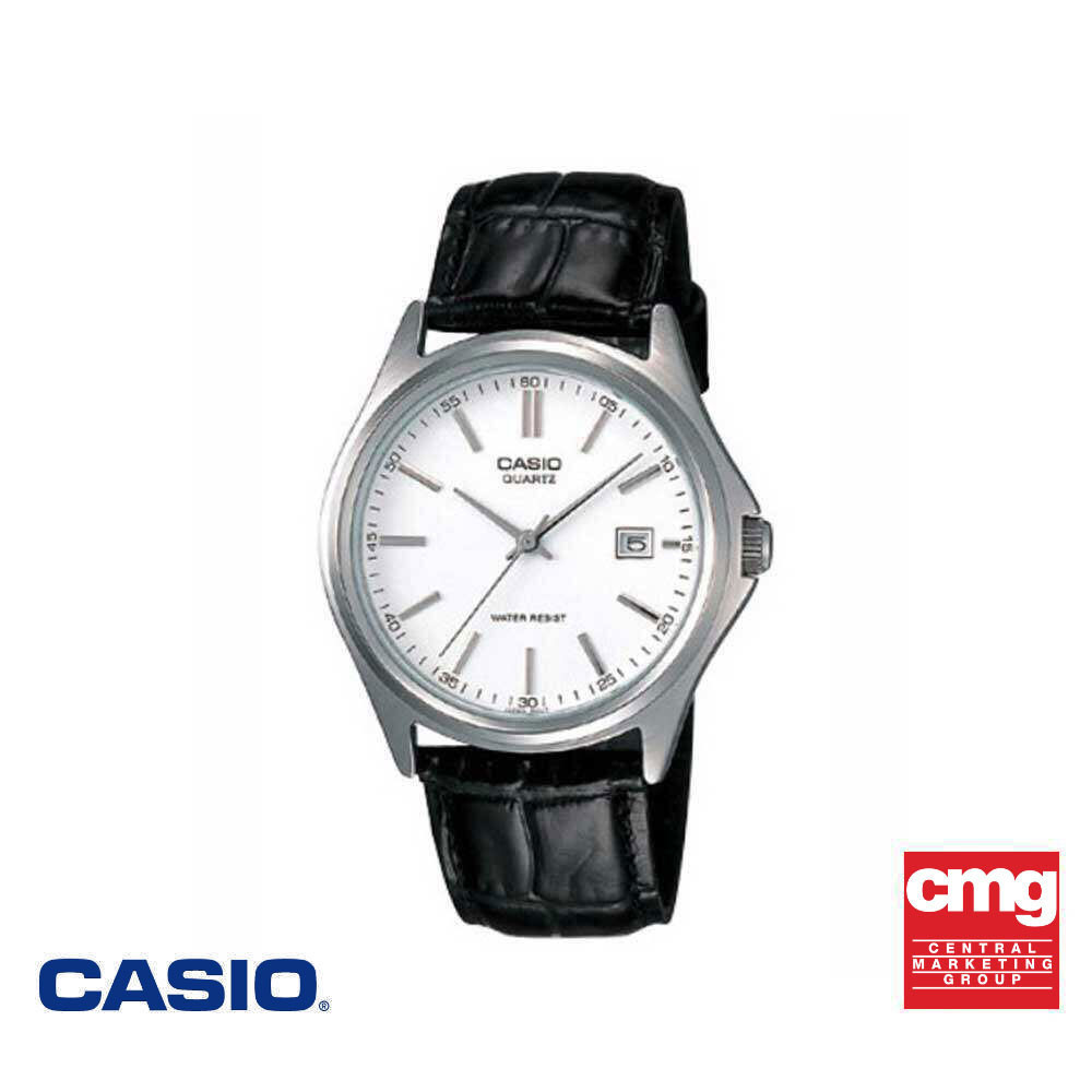 CASIO นาฬิกาข้อมือ CASIO รุ่น MTP-VD01L-1EVUDF สายหนัง สีดำ