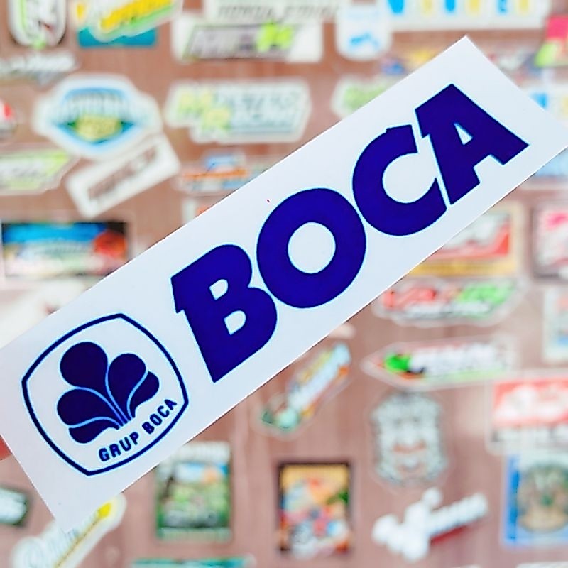 สติ๊กเกอร์. กล่อง BOCA bca