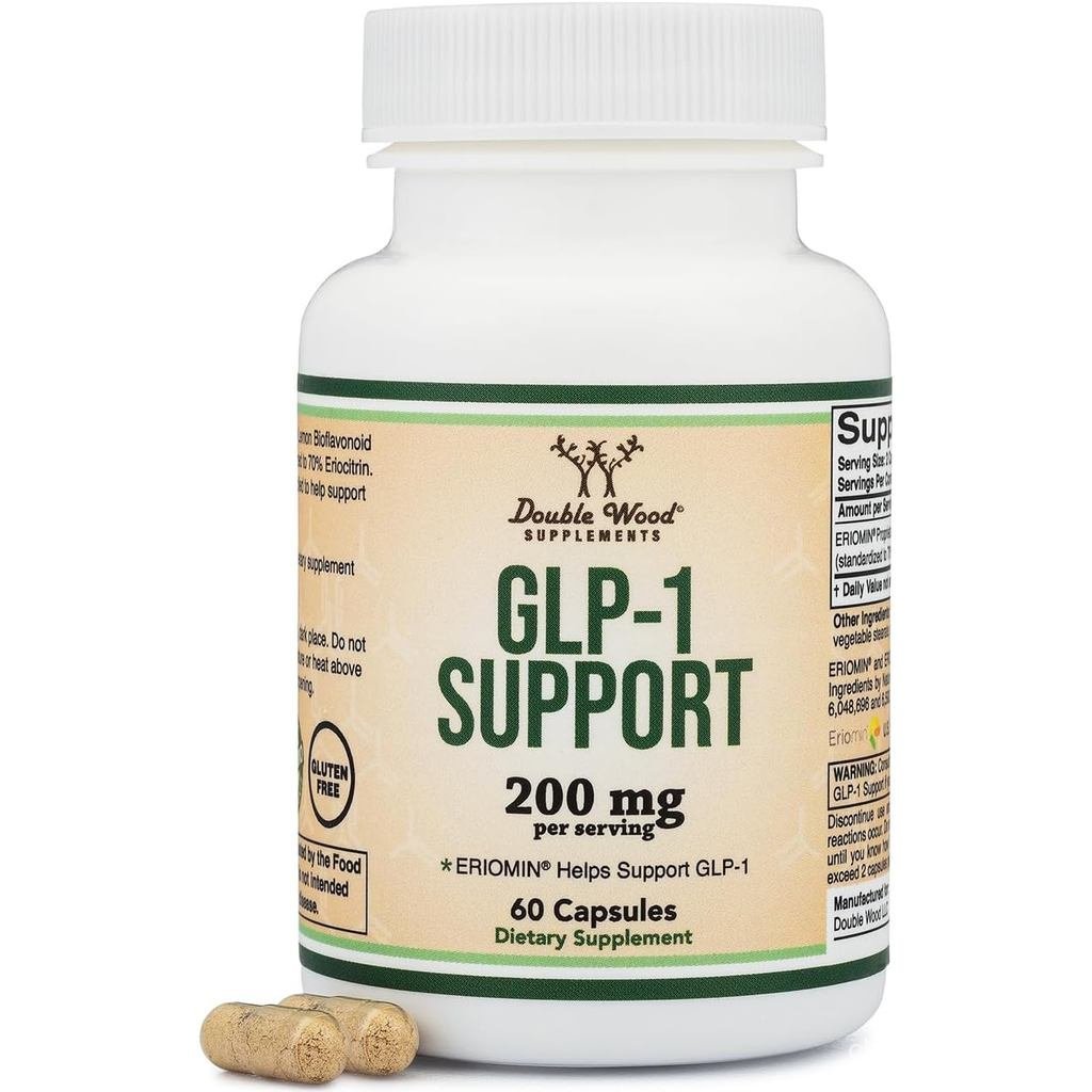 อาหารเสริม GLP-1 - สารสกัดจากไบโอฟลาโวนอยด์สังเคราะห์ทางคลินิกเพื่อช่วยรองรับ GLP 1 ระดับและส่งเสริมสุขภาพ Gut (200mg, 30 เสิร์ฟ) Std to 70% Eriocitrin และ 5% Hestperid