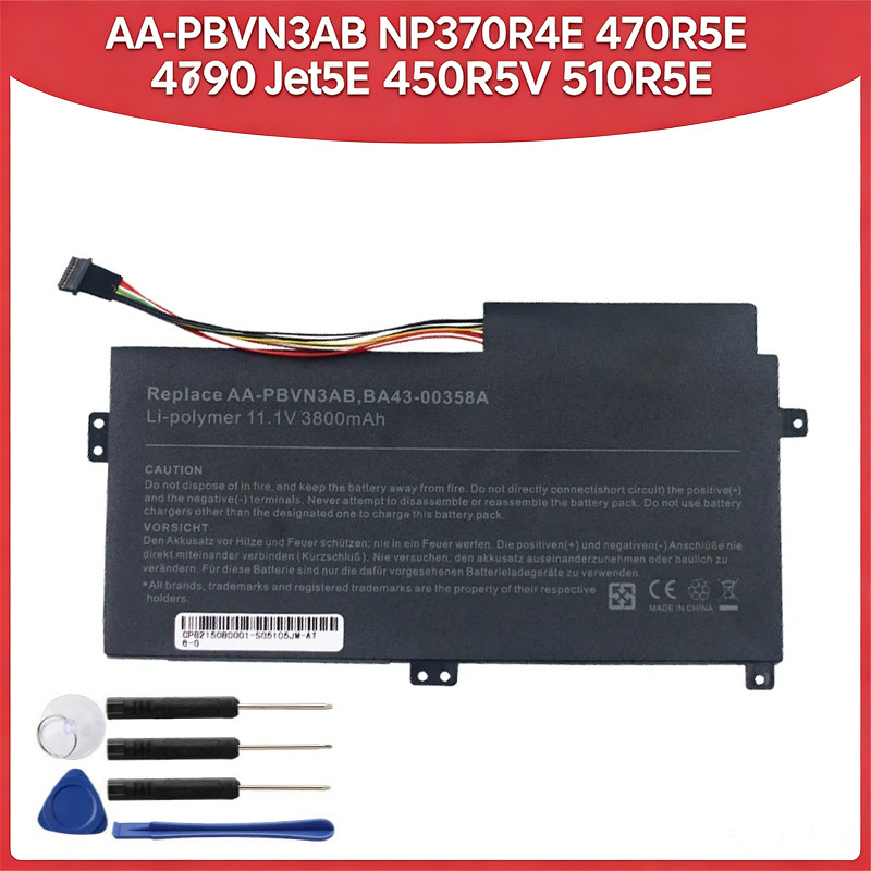 AA-PBVN3AB NP370R4E 470R5E 450R5V 510R5E แบตเตอรี่โน้ตบุ๊ค 11.1v 3780mAh