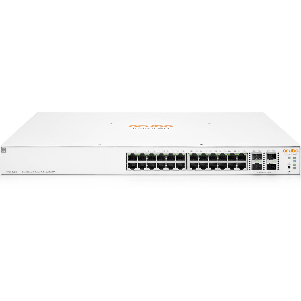 HPE Aruba Instant On 1930 24G 4SFP+ POE 370W Switch (JL684A) (ไม่มีกล่อง อุปกรณ์ครบ)