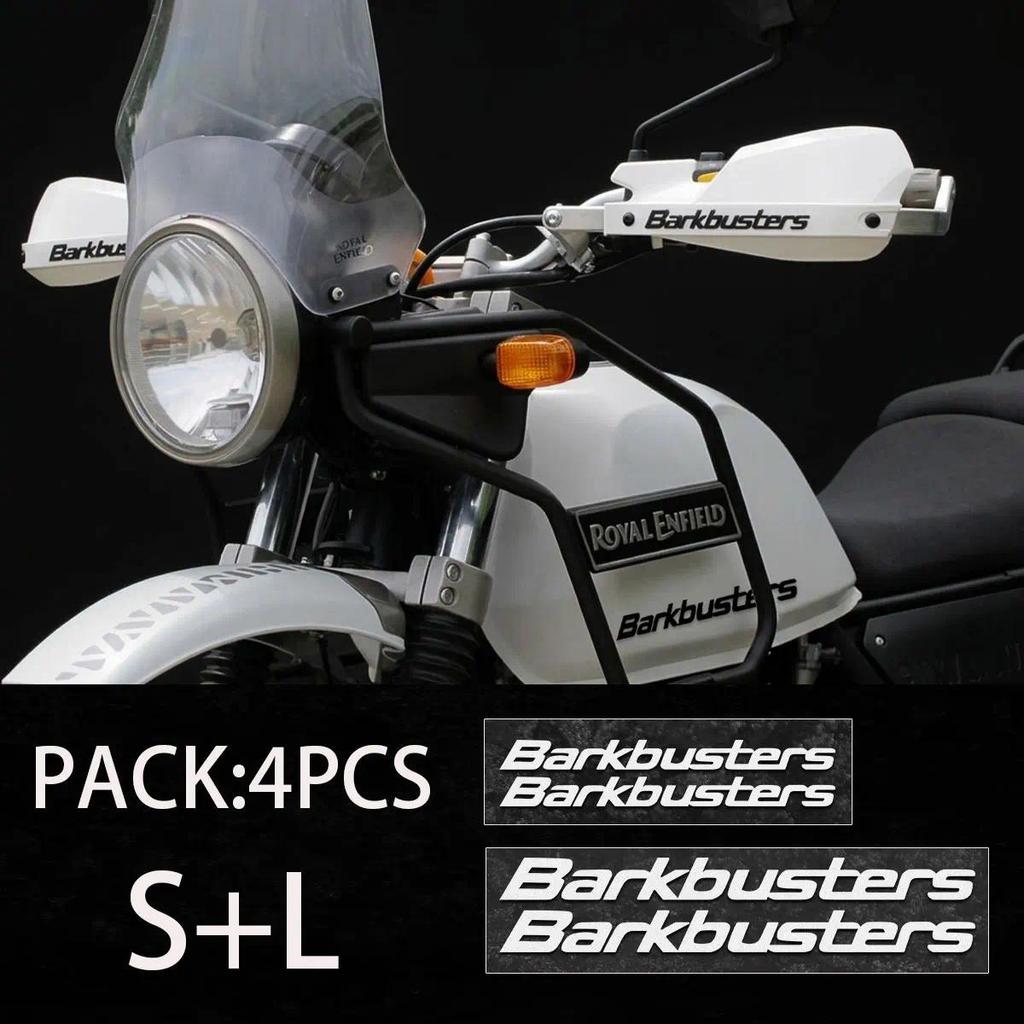 สติ๊กเกอร์ติดกระจกมอเตอร์ไซค์สไตล์ Barkbusters & Handguard | รูปลอกไวนิลกันน้ําสําหรับ Moto Body Fairing DIY ตกแต่ง