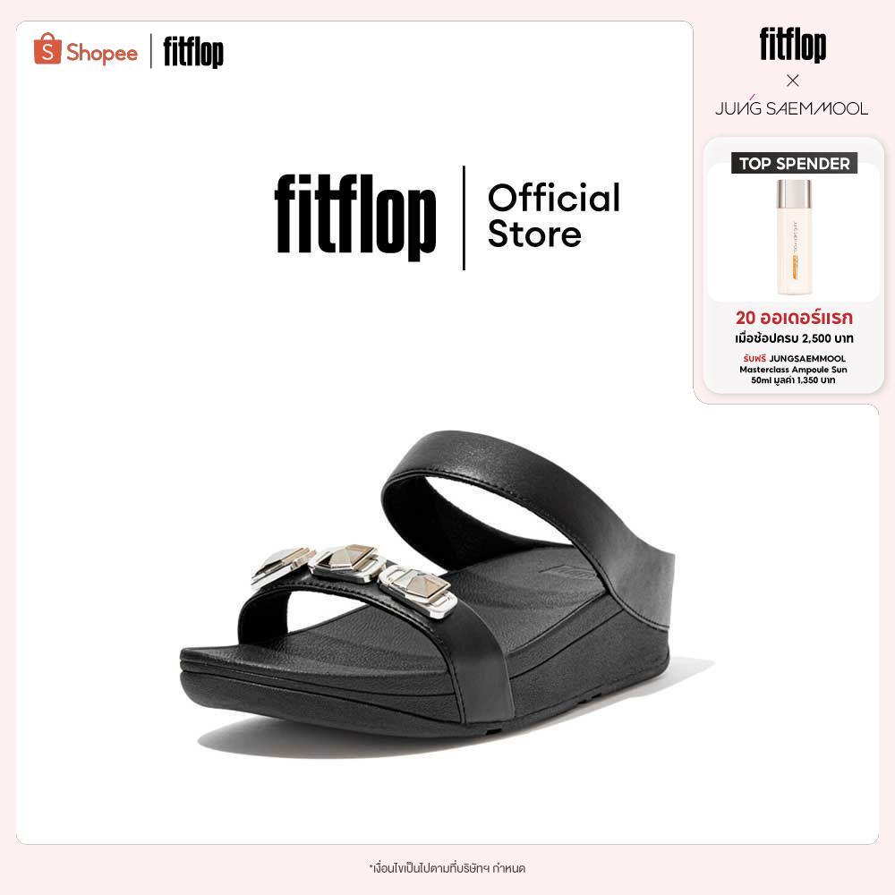 FITFLOP FINO CRYSTAL LOCK รองเท้าแตะผู้หญิง รุ่น DA7-090 สี ALL BLACK