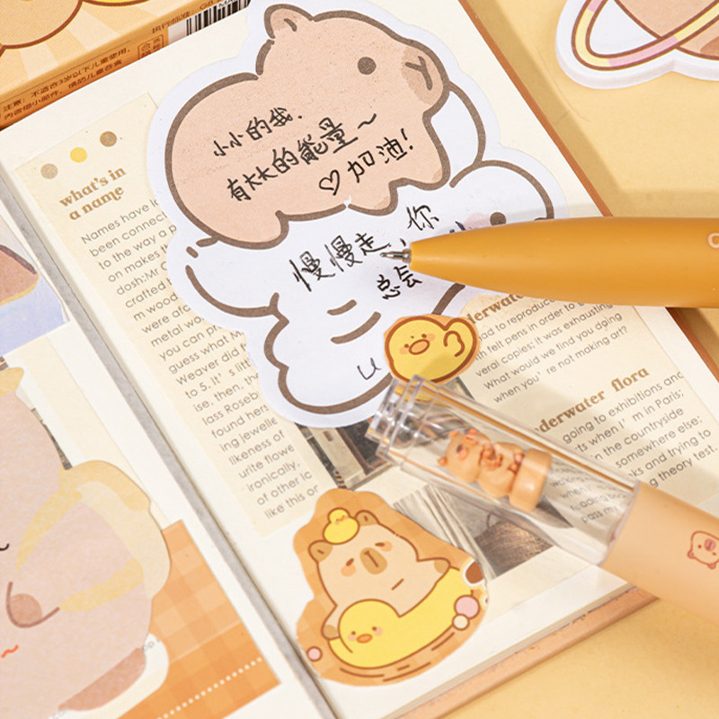 ปากกาเจลลายการ์ตูน Kapi แบบหมุนได้ พร้อมตุ๊กตาน่ารัก รูปที่ 6