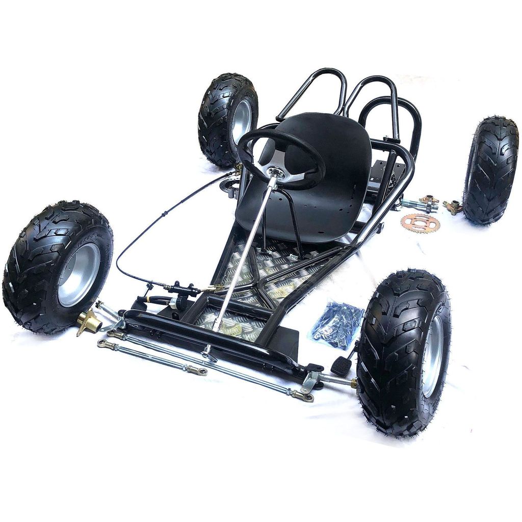 Go-kart สี่ล้อ kart 168CC อุปกรณ์เสริมชุดกรอบประกอบพวงมาลัยด้านหน้าด้านหลังเพลาฐานเยอรมนีพืช