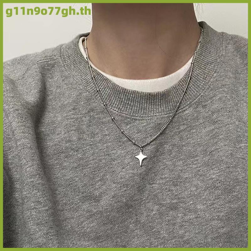 สร้อยคอโชกเกอร์ดาวสไตล์ GNH INS-จี้โซ่ทันสมัยสำหรับผู้หญิงและผู้ชาย
