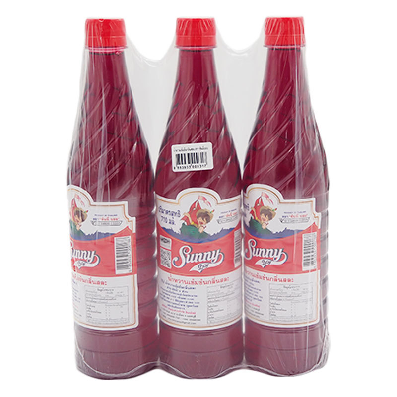 ซันนี่บอย น้ำหวานรสสละ 710 มล. x 3 (SUNNY BOY Concentrated Sala Flavor Syrup 710 ml x 3)