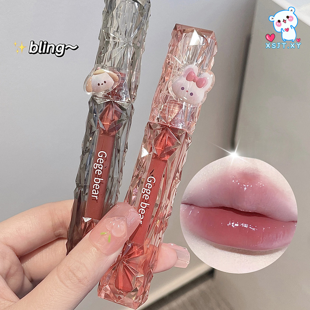 พร้อมสต็อกคริสตัลใสเพชรเคลือบเงากระจกลิปเคลือบไวท์เทนนิ่งถ้วยไม่ติดกระพริบเพชรเคลือบเงาสี่ฤดูกาลสากล