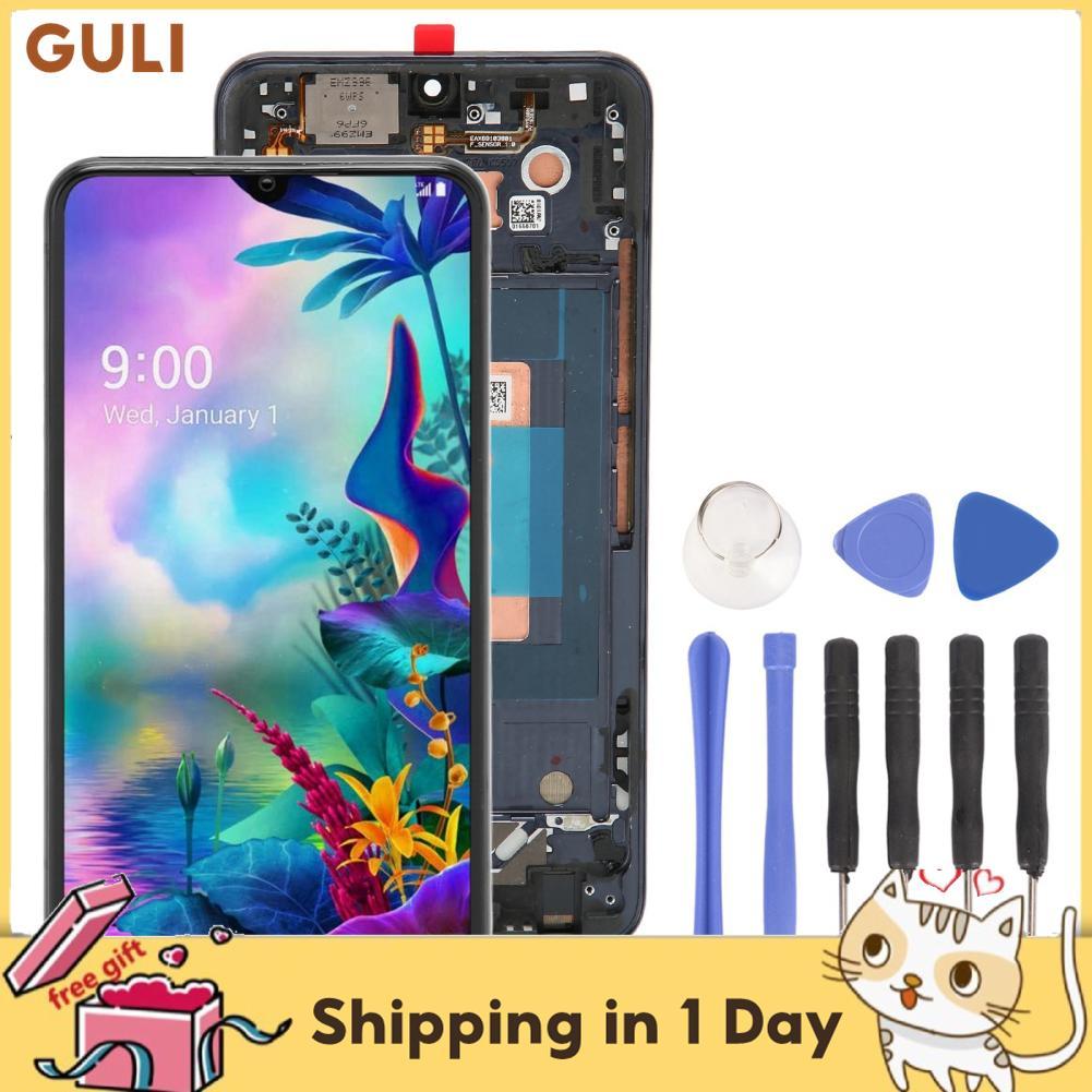 Guli Guli อินทรีย์ Light Emitting Diode หน้าจอสำหรับ G8X ThinQ G850 V50S 5G LM V510N 6.4in Digitizer