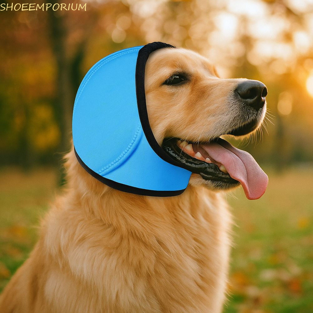 SHOEEMPORIUM ที่ครอบหูสุนัข, ลดเสียงรบกวน Anti-Noise Dog Calming Earmuff, ฝาครอบหัวสัตว์เลี้ยงป้องกันการได้ยินกันน้ํา Shock Proof หูสัตว์เลี้ยง Muffs อุปกรณ์สัตว์เลี้ยง