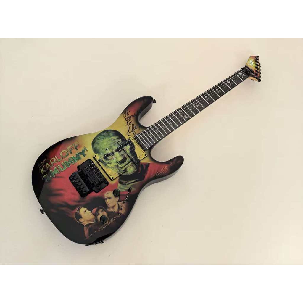 ESP LTD KH-3 Karloff Mummy กีตาร์ไฟฟ้า Kirk Hammett กีตาร์มืออาชีพ