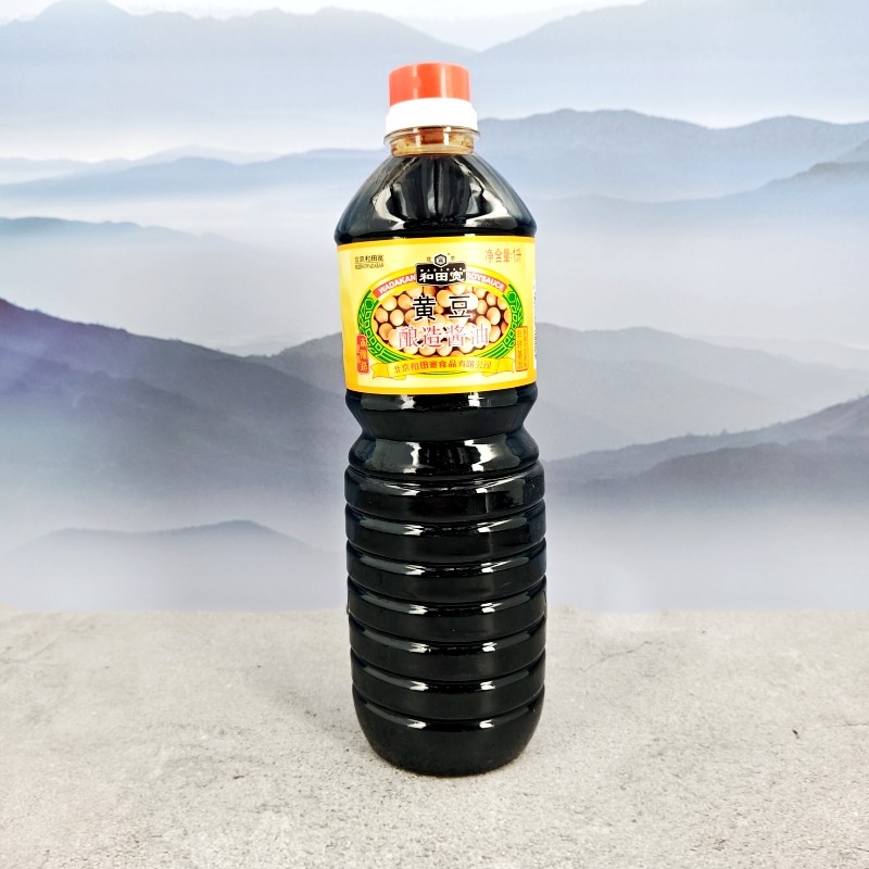 Hetian Kuanyin ซอสถั่วเหลือง 1L * 1 ขวดจัดส่งฟรีปักกิ่ง Hetian Kuan ซอสถั่วเหลืองภาคตะวันออกเฉียงเหน