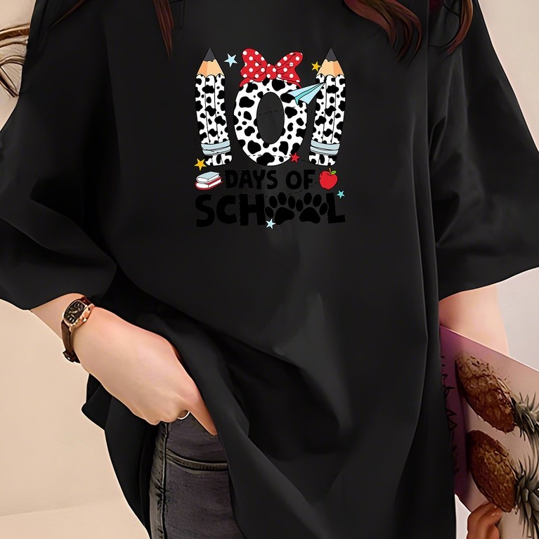 2G1381 Tshirt ผู้หญิง Plus ขนาดเสื้อผ้า T เสื้อ Crop Top ผู้หญิง T เสื้อเสื้อนักเรียน Int