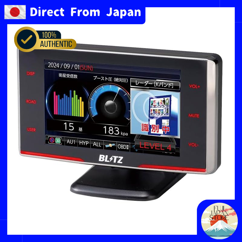 BLITZ Laser Radar Detector Touch-LASER TL314R 3.1inch GPS Laser & Radar Detector MSSS Support Black