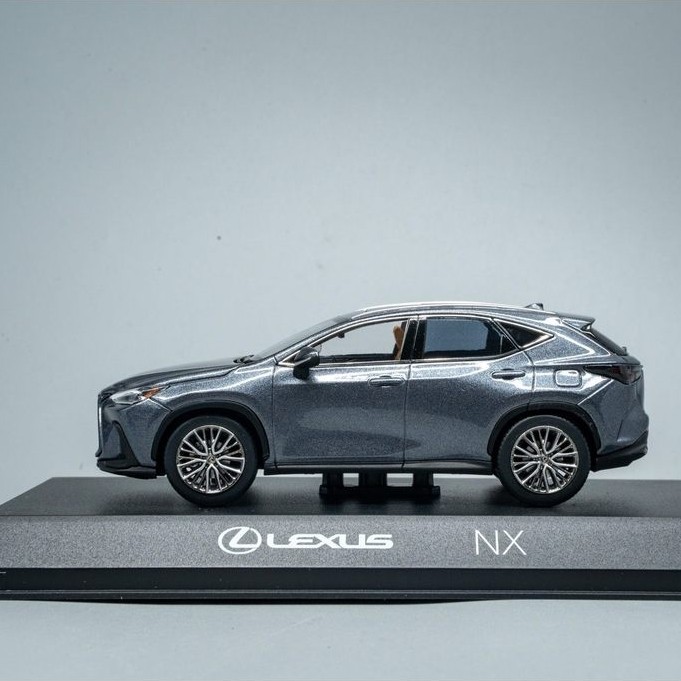 1/43 Jingshang Lexus NX450h Kyosho Kyosho ผลิตโซนิคสีเงินสีดีบรรจุภัณฑ์ดีจัดส่งฟรีครบชุด