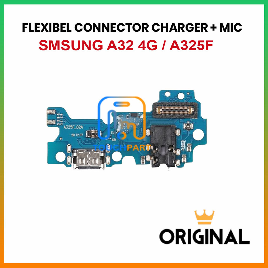 FLEXIBLE CONNECTOR CHARGER SMSUNG A32 4G / A325F CONNECTOR HANDSFREE + ไมค์