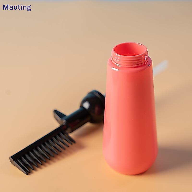 [maoytingHOT] หวีอุ่นผมขวดย้อมผมที่ว่างเปล่าพร้อมร้านจ่ายแปรง Applicator [Mt]
