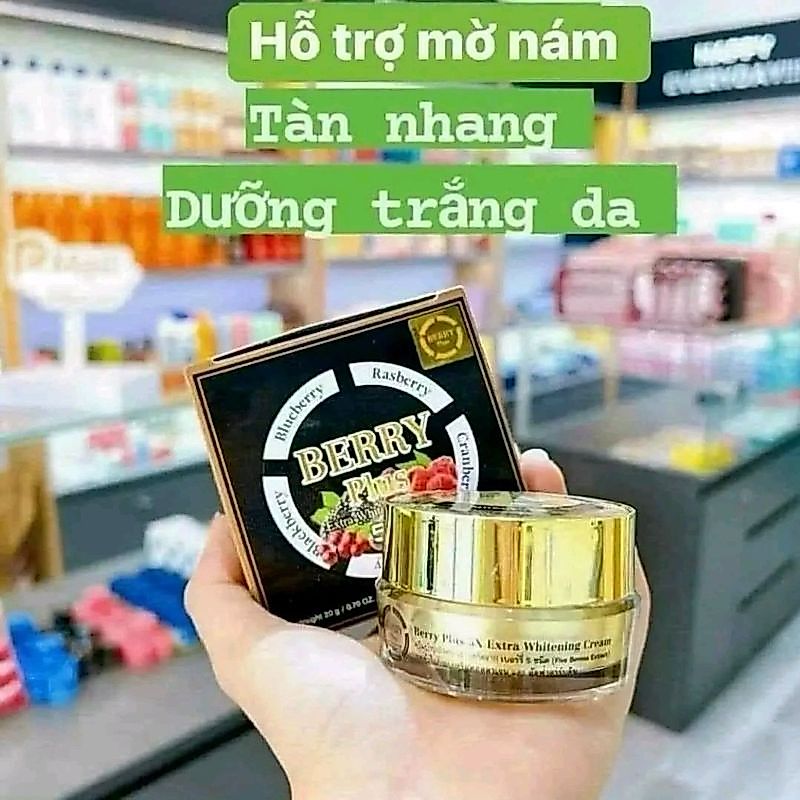 Thailand Freckle Removal Whitening kem berry 4k plus tri nhang4.2.1