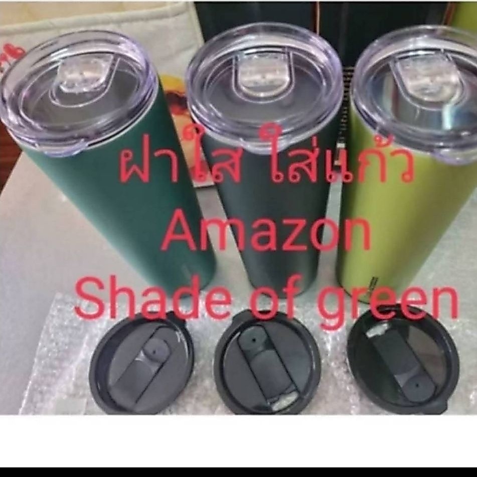 ฝาใสไม่แท้ แต่คุณภาพดีมาก ฝาสำหรับใส่แก้ว cafe amazon  shade of Green  ได้พอดีเป๊ะครับ