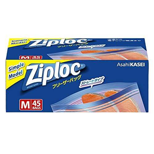 [Direct from Japan] Ziploc Freezer Bag Simple Model M 45pcs.