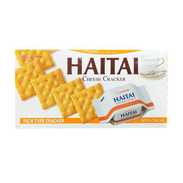 ไฮไท แครกเกอร์ชีส Haitai Cheese Crackers 172g.