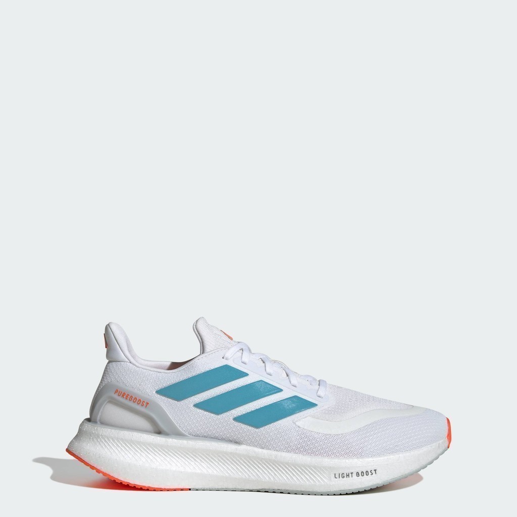 adidas วิ่ง รองเท้าวิ่ง Pureboost 5 ผู้ชาย สีขาว JH6443