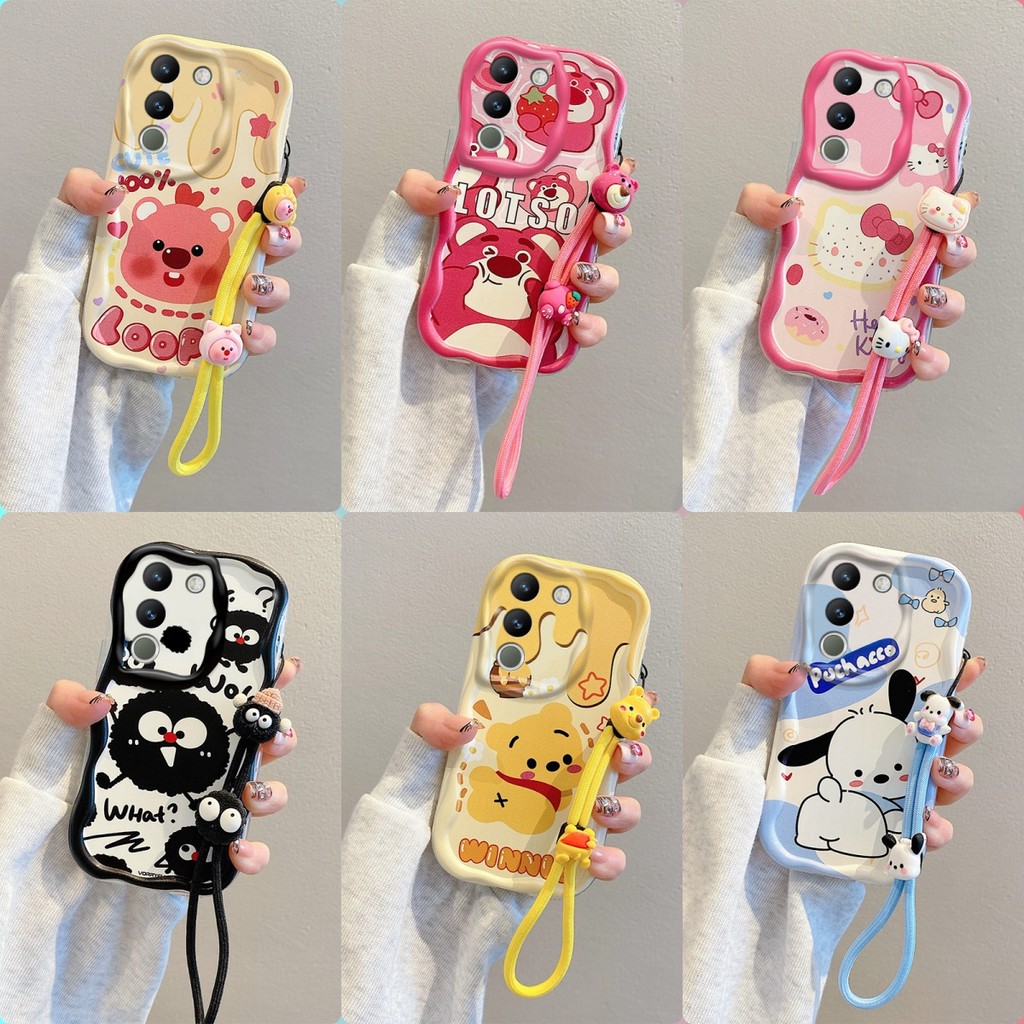 เคส Realme C100 สไตล์อนิเมะป้องกันการตก เคสซิลิโคนอ่อนนุ่ม TYMR2