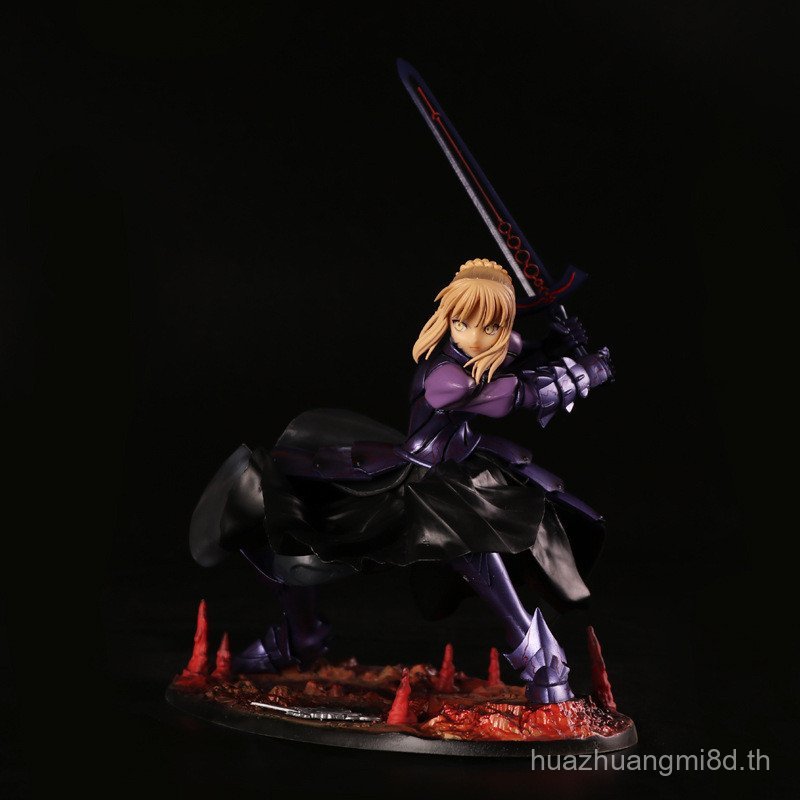 รูปที่โดดเด่น Fate night Fate night SABER Black SABER Fate night Boxed ตกแต่งรุ่นประณีต