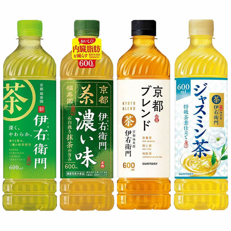 ญี่ปุ่นนําเข้า Suntory Suntory Suntory Iemon Fushouyuan Green Tea เครื่องดื่มชาผสม 600ml
