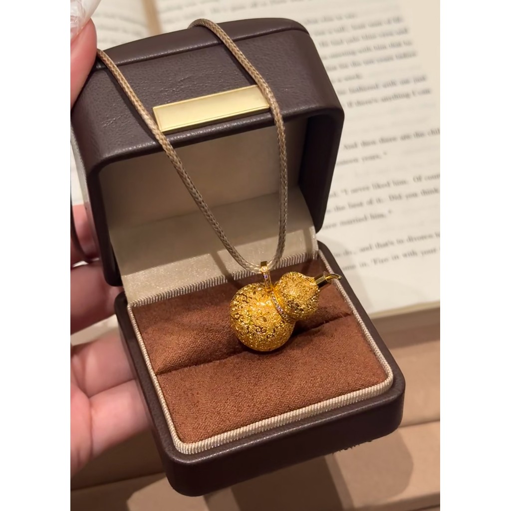 NCN โบราณบดน้ําแข็งซอง Gourd จี้สร้อยคอหญิงใหม่จีนหรูหรา High-End ยาวเสื้อกันหนาว LYAJIE26610 2JMT