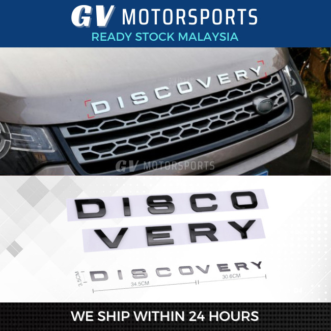 Land Rover Discovery Emblem โลโก้รถด้านหลัง Decal ป้ายสติกเกอร์ ABS สําหรับ Range Rover Land Rover