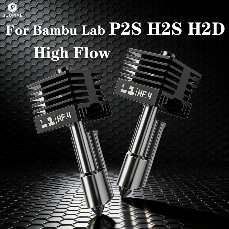 HB High Flow Hotend สําหรับ Babambu Lab H2S H2D P2S 0.4 0.6 0.8 คุณภาพสูง Fast การพิมพ์ H2S อัพเกรด 