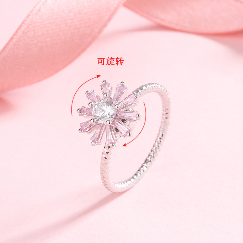 แหวนหมุน Viking Rotatable Index Finger Ring ญี่ปุ่นเกาหลี Simple Mori Series Super Fairy Fun แหวนไข่