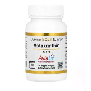 [มีร้านเดียว] AstaLif® California Gold Nutrition® สาหร่ายแดง 30/120 Soft