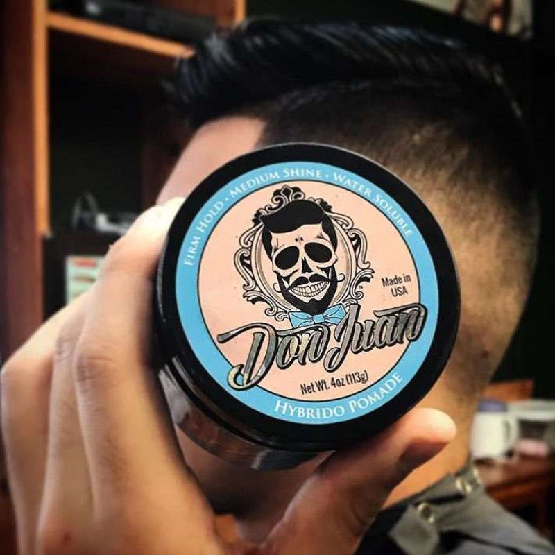 อเมริกัน DonJuanHybrido Don Juan Water-Based Powerful Hair Oil Back Hair Wax โคลนผมชายจัดแต่งทรงผม#美