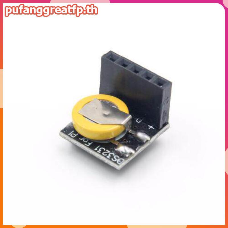 PUCEFP Essential DS3231 RTC Time Clo Module พร้อมแบตเตอรี่สําหรับ Raspberry Pi Consistent Timedeing 