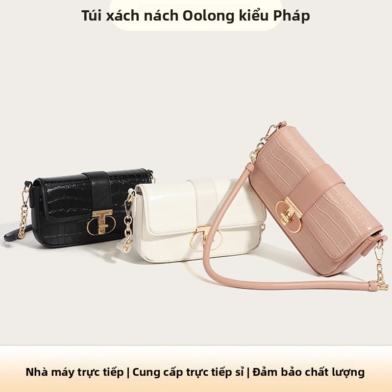 Nanfeng Luxury Womens Crossbody Bag Elegant Peach Pink Underarm Bag with Luxury Style