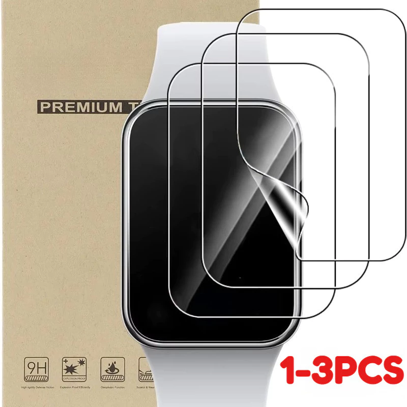 1-3PCS Soft Hydrogel ฟิล์มสําหรับ Xiaomi Smart Band 10 Pro Black Edge Soft Glass ฟิล์มสําหรับ Xiaomi Smart Band 10Pro Band10 HD Clear สมาร์ทนาฬิกาป้องกันหน้าจอ
