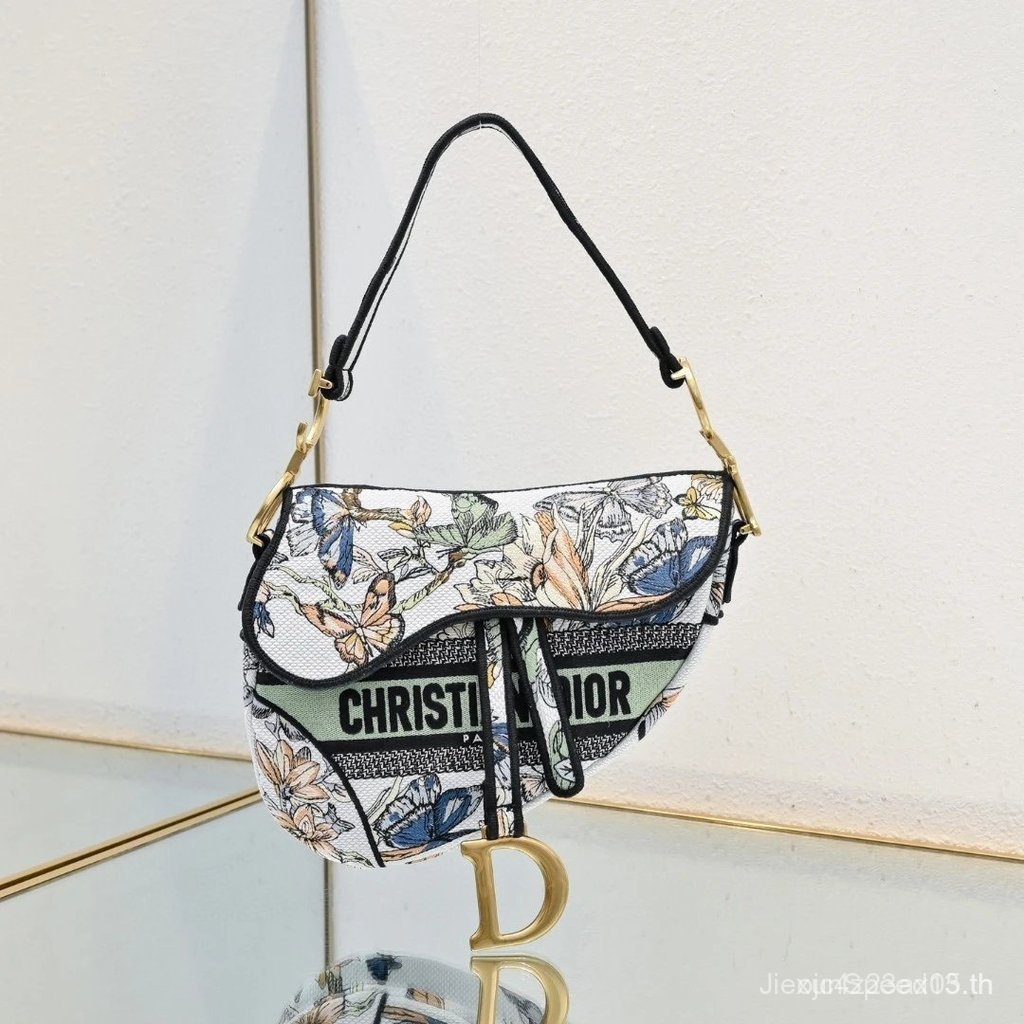 Dior New Style D Home Saddle Bag, Shoulder Decorative Underarm Saddle Bag-DR