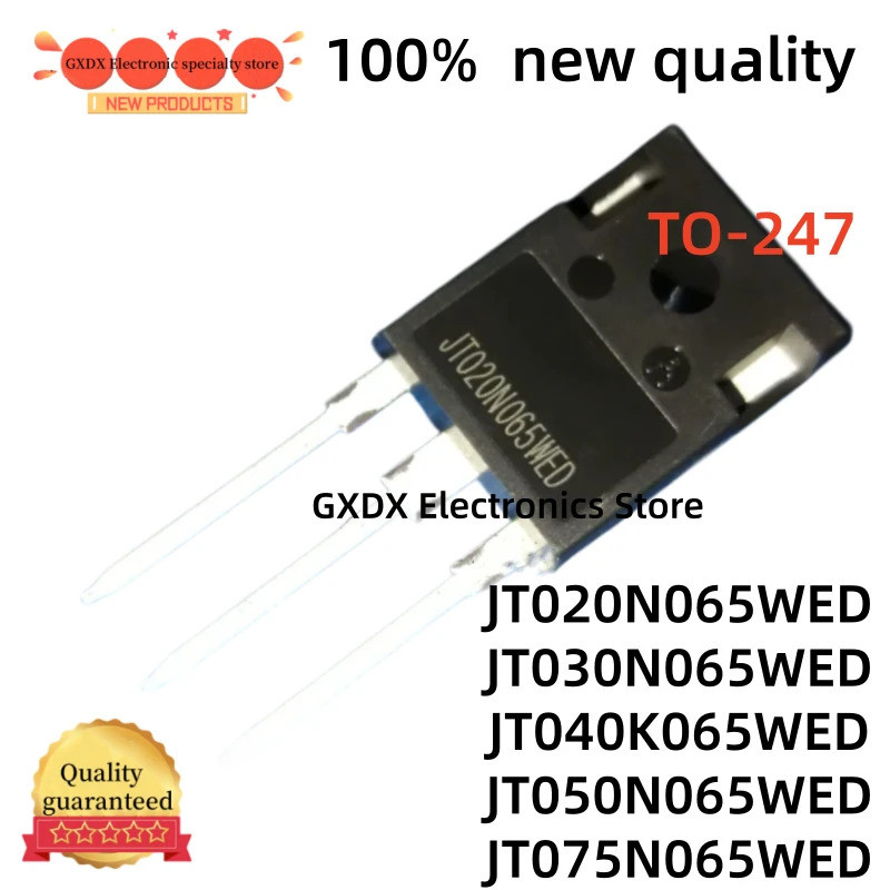 ทรานซิสเตอร์เฟทแบบสนาม JT020N065WED JT030N065WED JT040K065WED JT050N065WED JT075N065WED แพ็ค 5 ชิ้น 